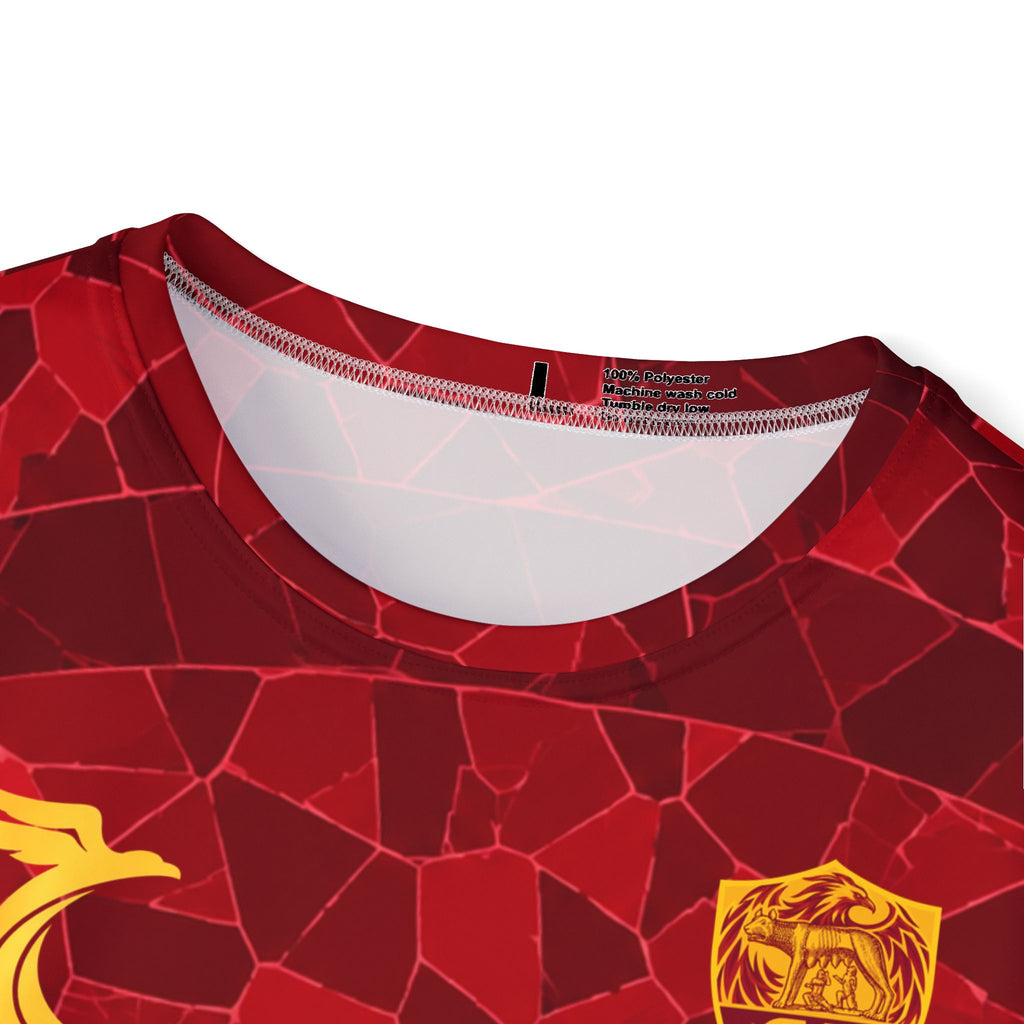 Men's Soccer Jersey — Red Mosaic “Soulé 18” Eurobet Replica