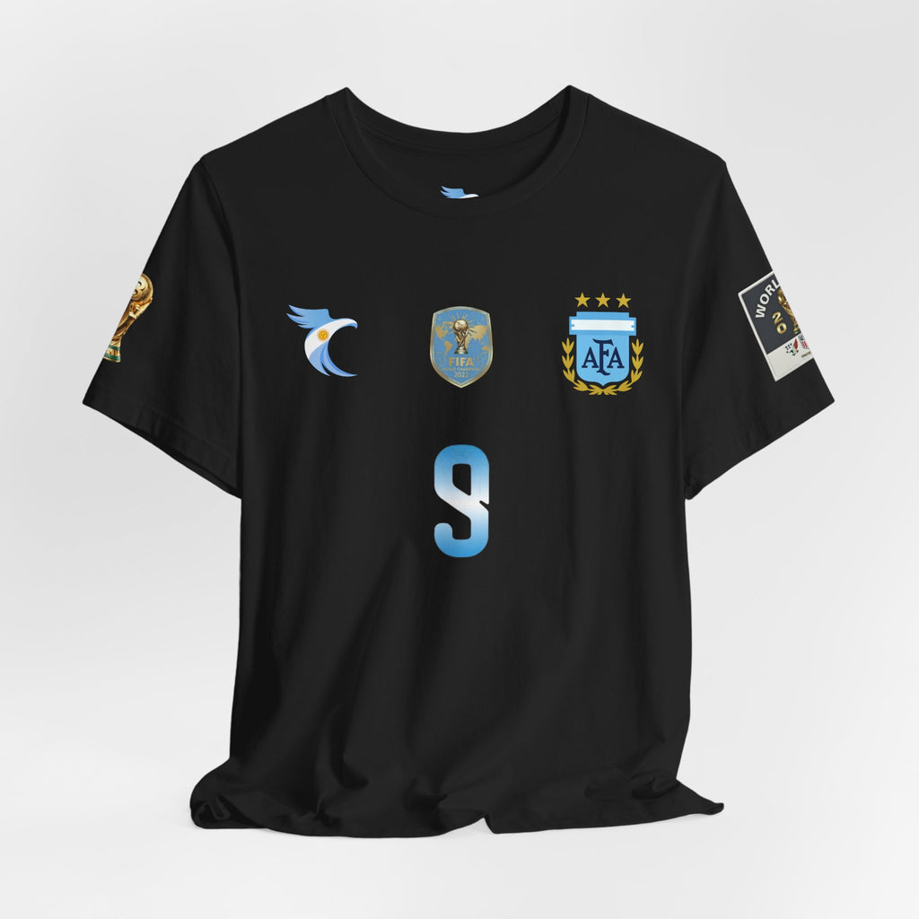 Argentina Alverez #9 Jersey Tee — J. Álvarez #9 Replica Football Shirt