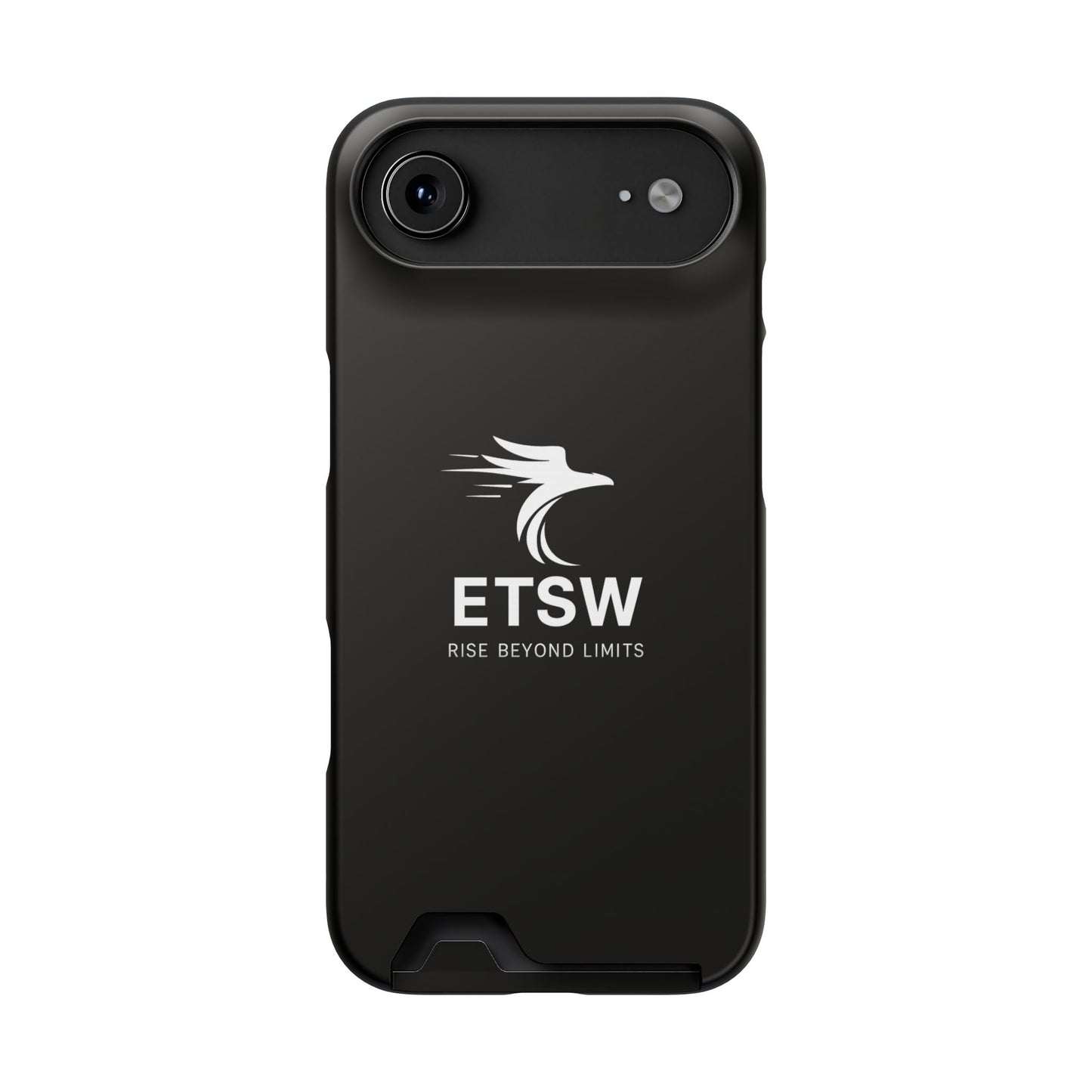 ETSW Logo Phone Case with Card Holder | Slim Protective Wallet Case