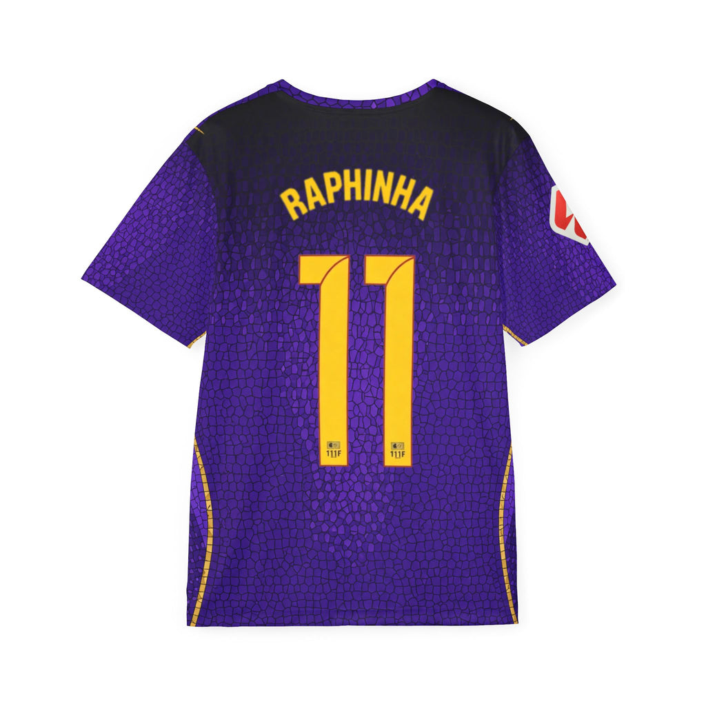 Raphinha #11 Barcelona Purple Soccer Jersey — Men's Football Shirt