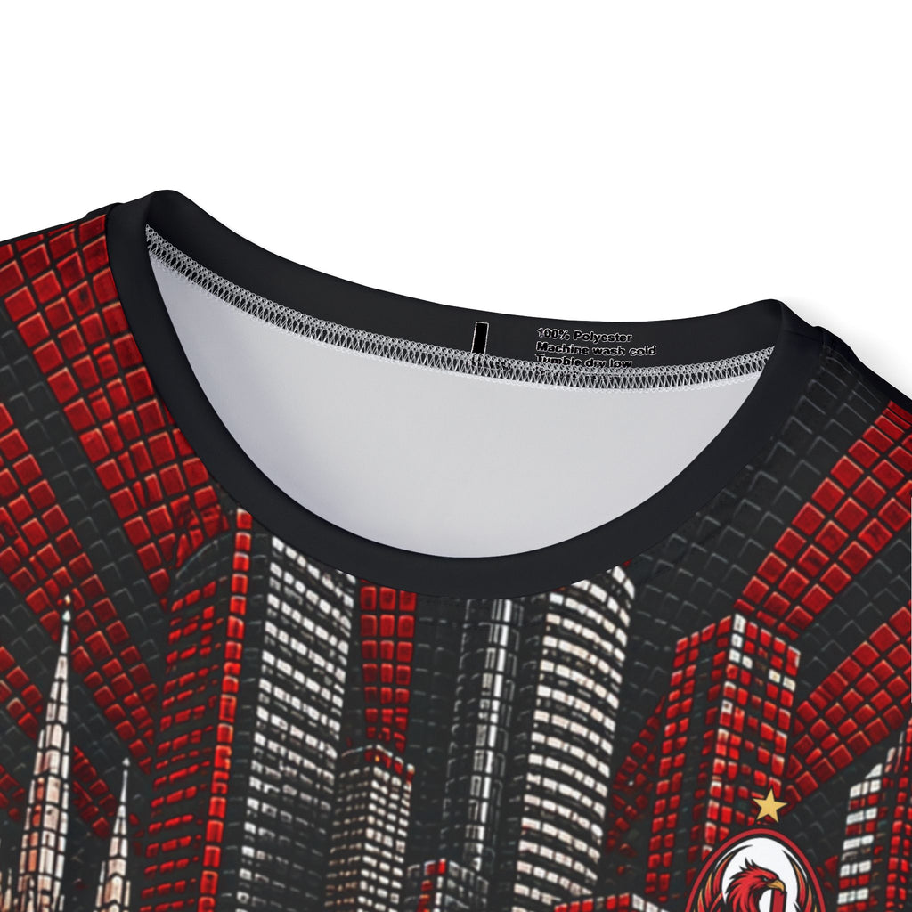 AC Milan Graphic Sports Jersey — All-Over Print Fan Tee