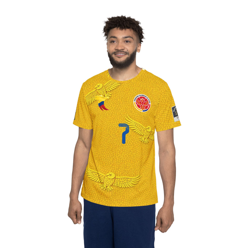 Colombian Yellow Soccer Jersey – Luis Díaz #7 Fan Shirt