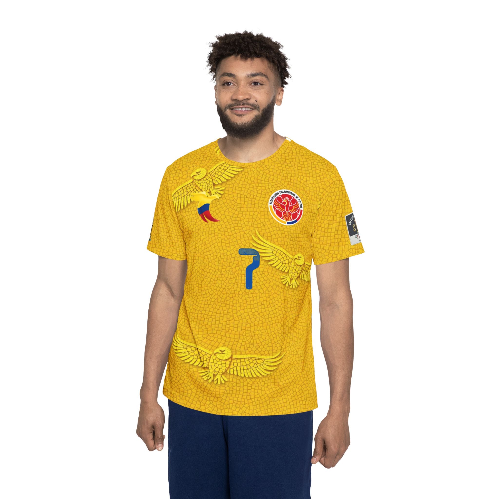 Colombian Yellow Soccer Jersey – Luis Díaz #7 Fan Shirt