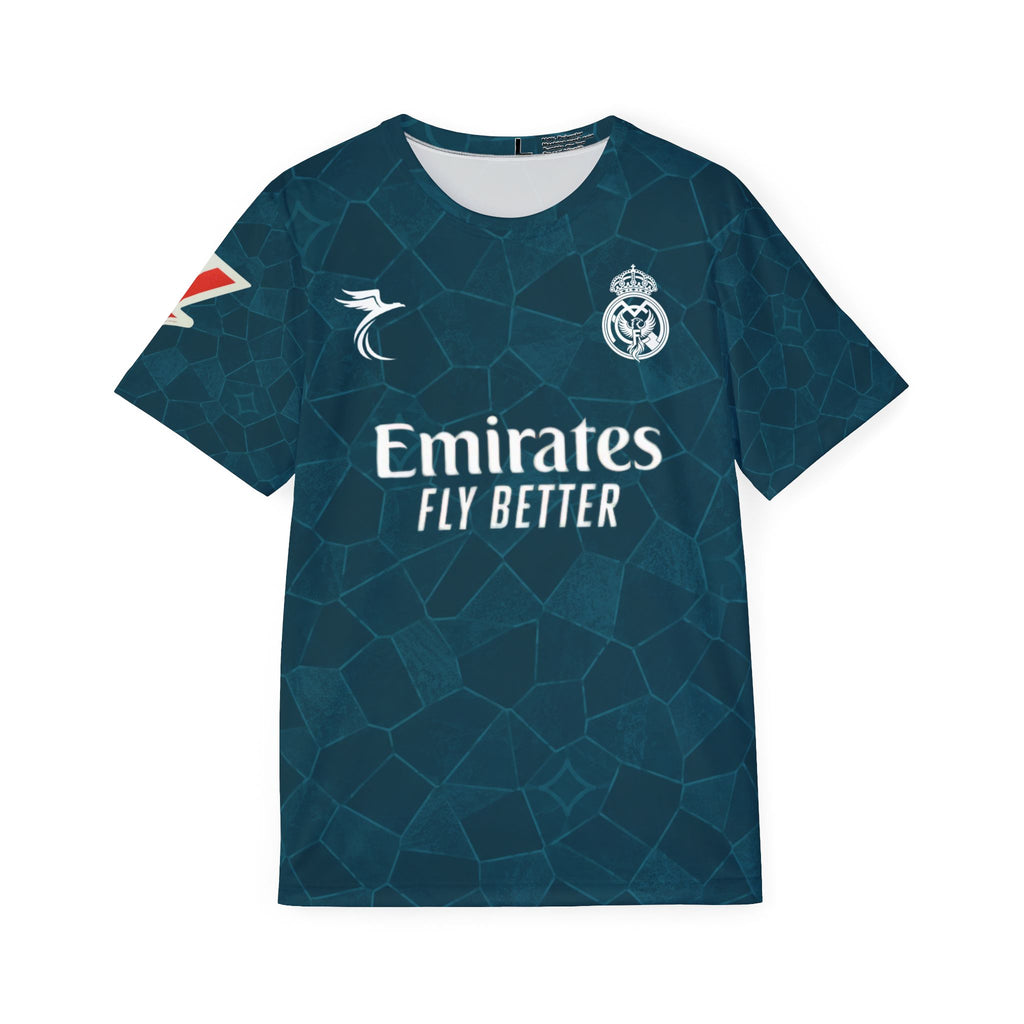Men's Soccer Jersey – Teal All-Over Print "10 MBAPPÉ" Replica