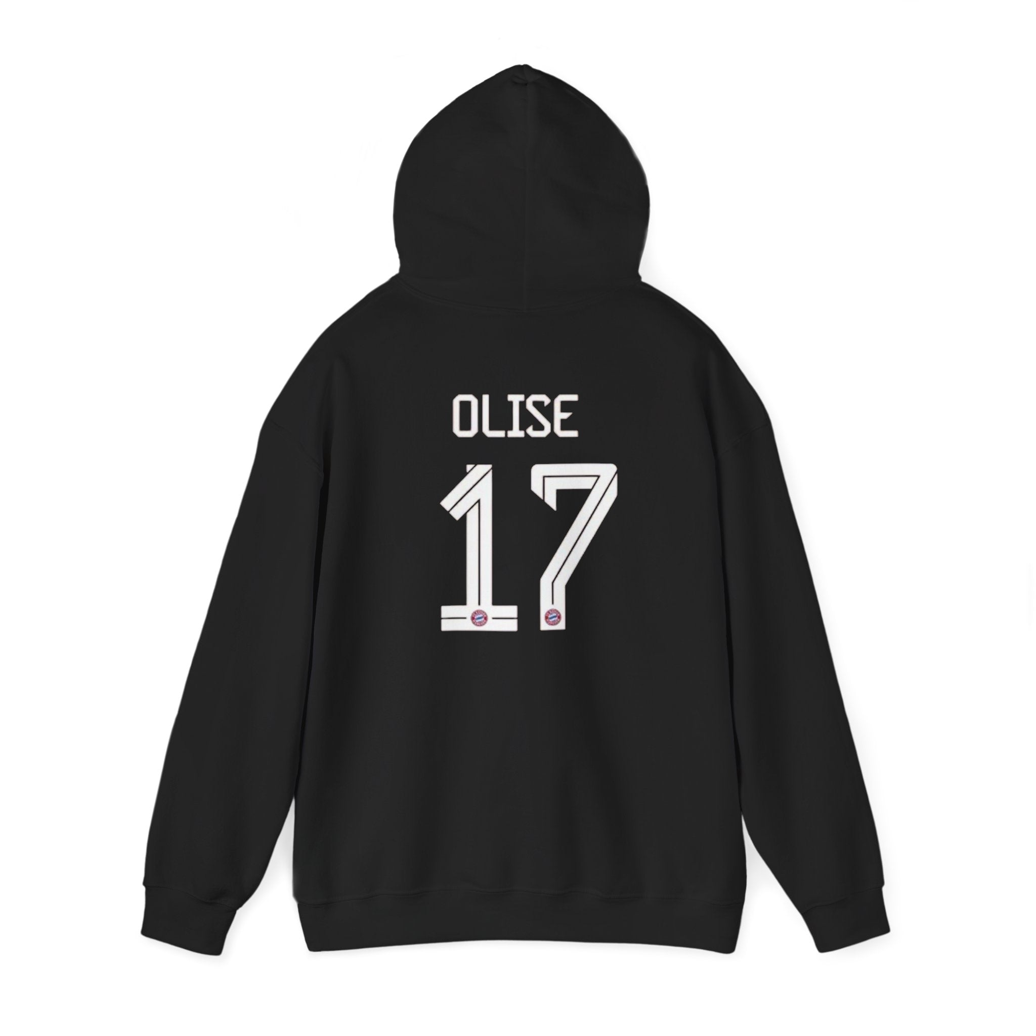 Bayern Munich Logo Hoodie | Olise 17 Soccer Jersey Hoodie
