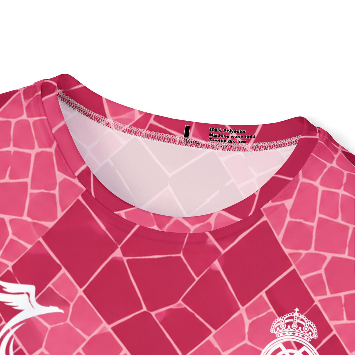 Pink Mosaic Sports Jersey - #10 Mbappé Soccer Shirt