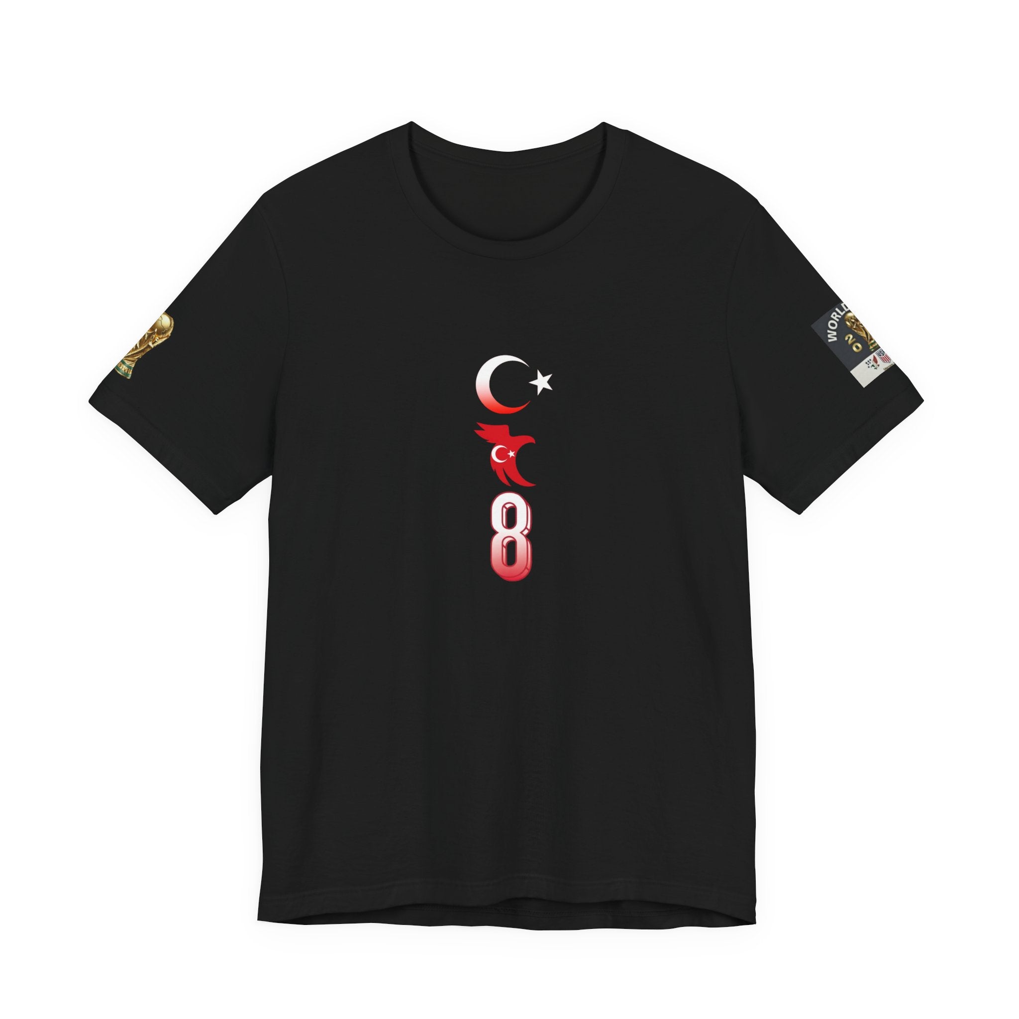 Turkish Arda Guler #15 jersey  Tee | Minimalist Flag T-Shirt