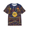 Barcelona Cityscape Soccer Jersey — Lamine Yamal #10 All-Over Print