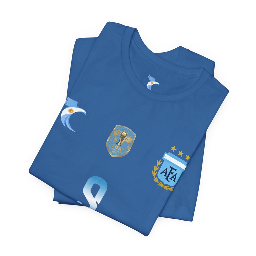 Argentina Alverez #9 Jersey Tee — J. Álvarez #9 Replica Football Shirt