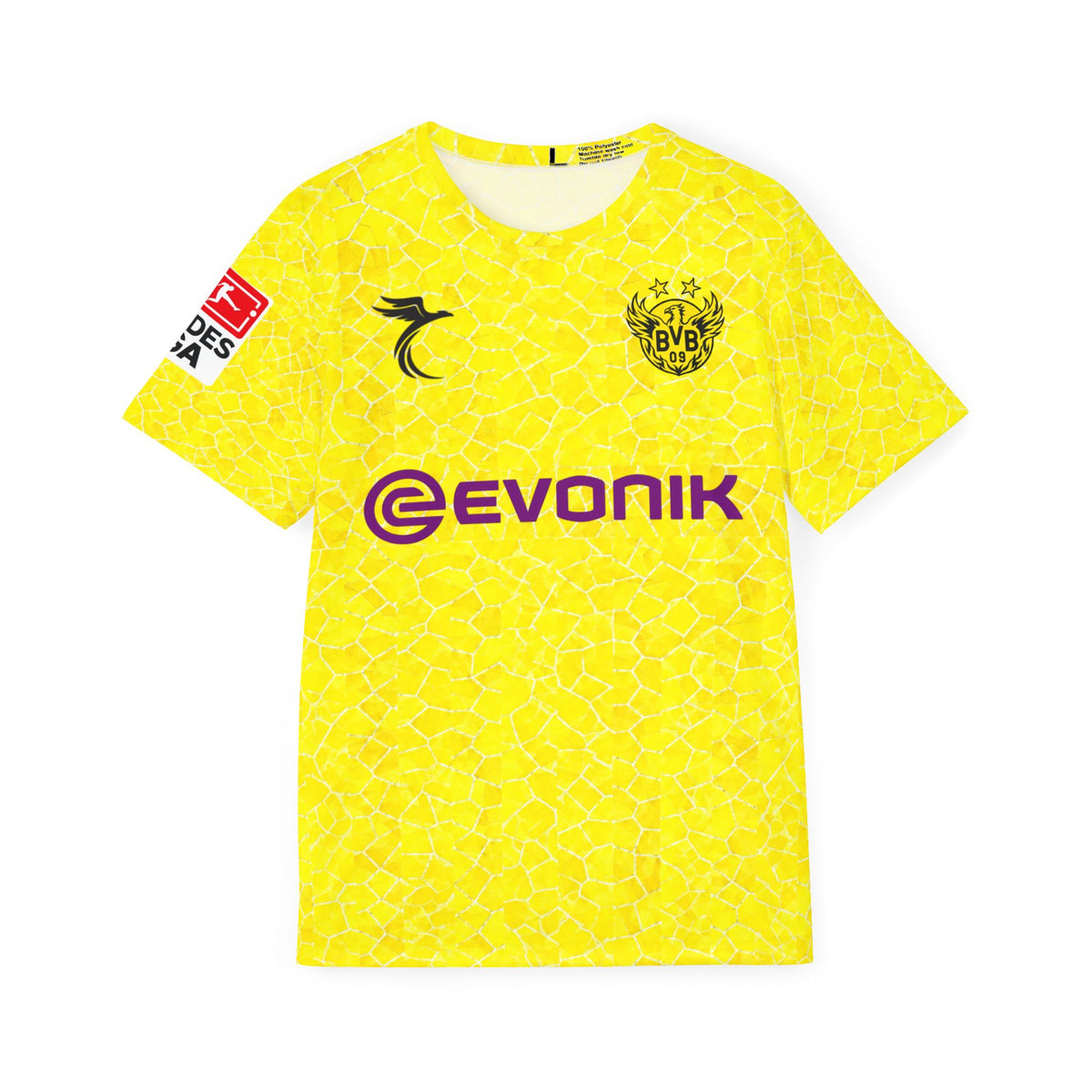 Lewandowski #9 Yellow Black Soccer Jersey — Men’s Football Team Shirt