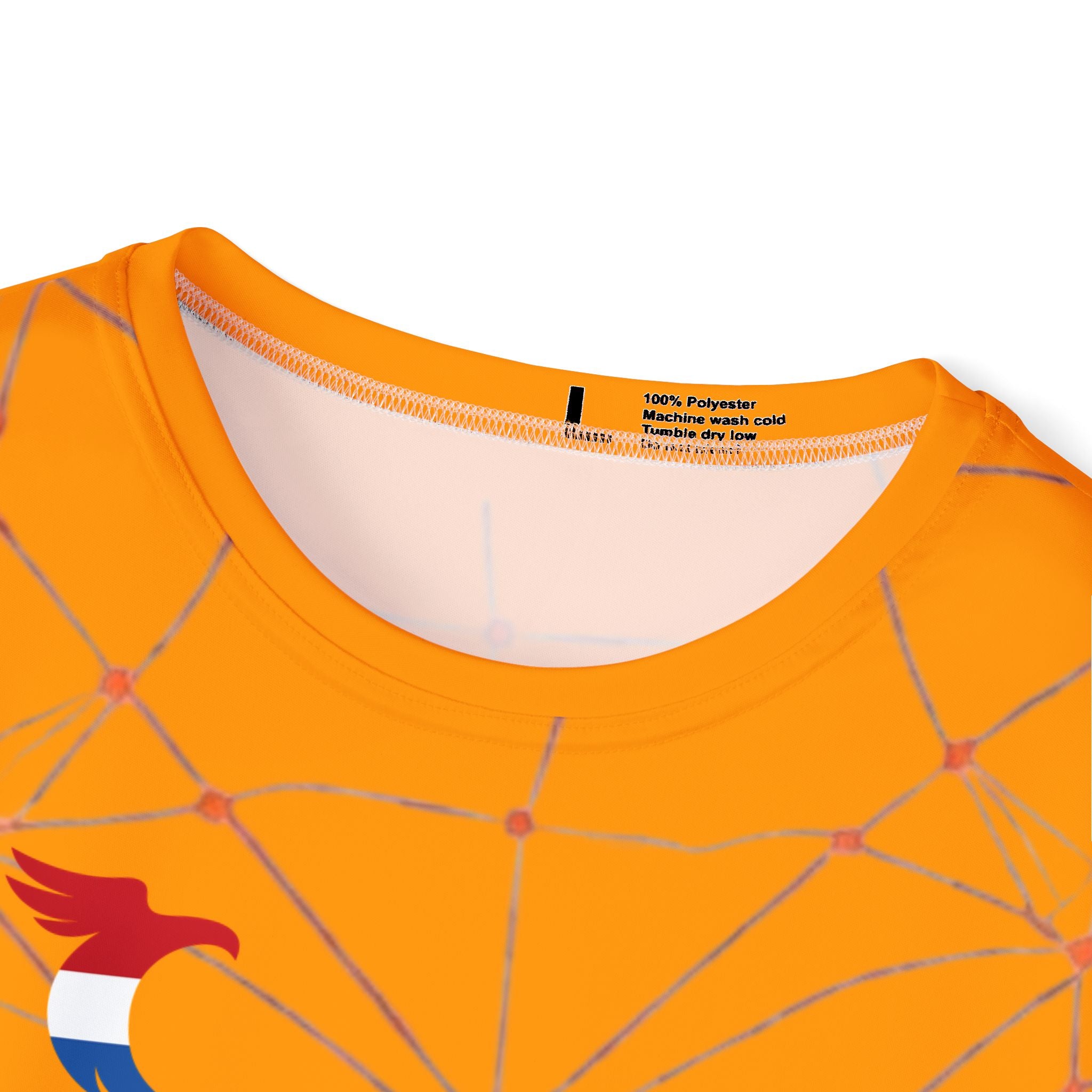 Virgil #4 Orange Netherlands Soccer Jersey