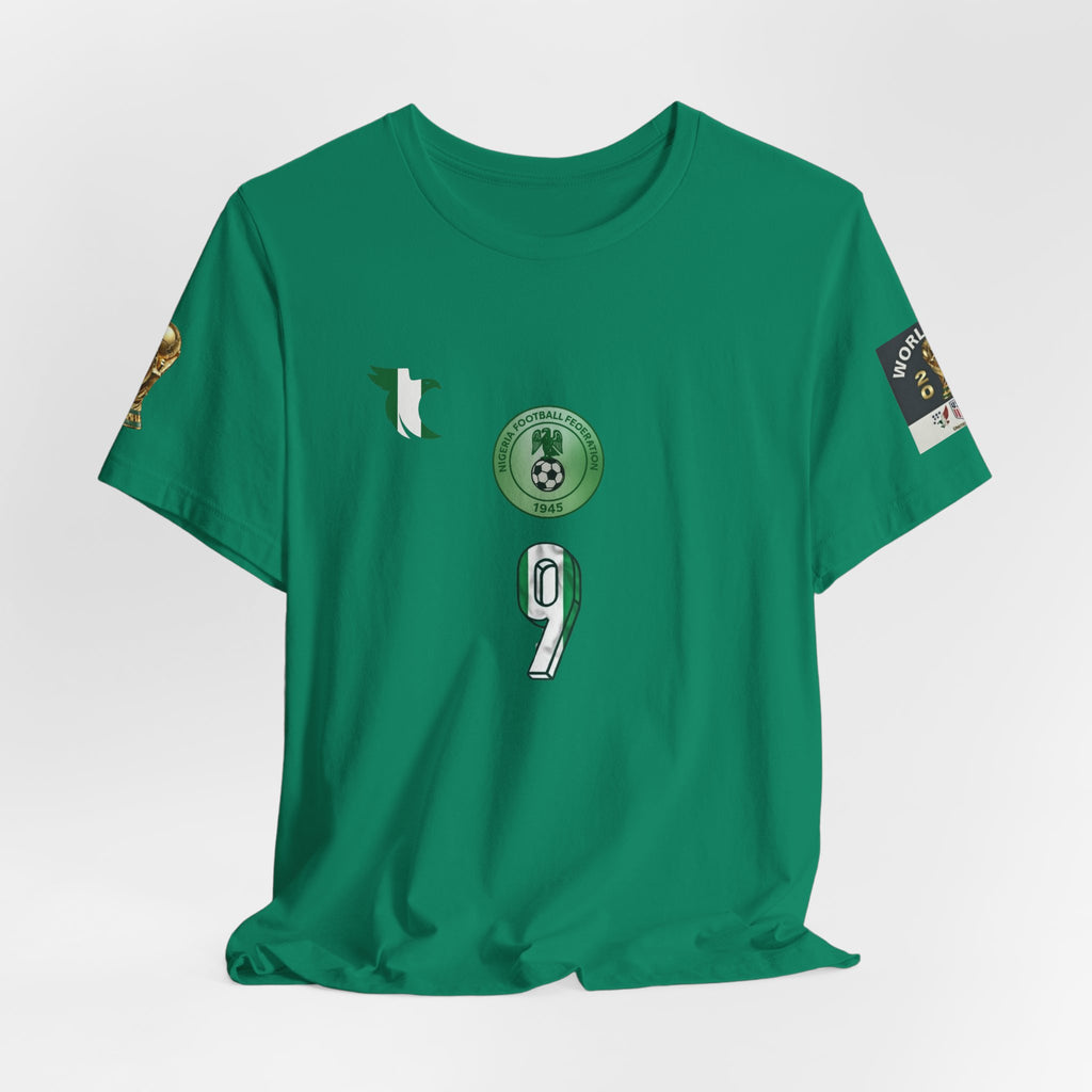 Osimhen #9 Nigeria Soccer Jersey T‑Shirt — National Team Fan Tee