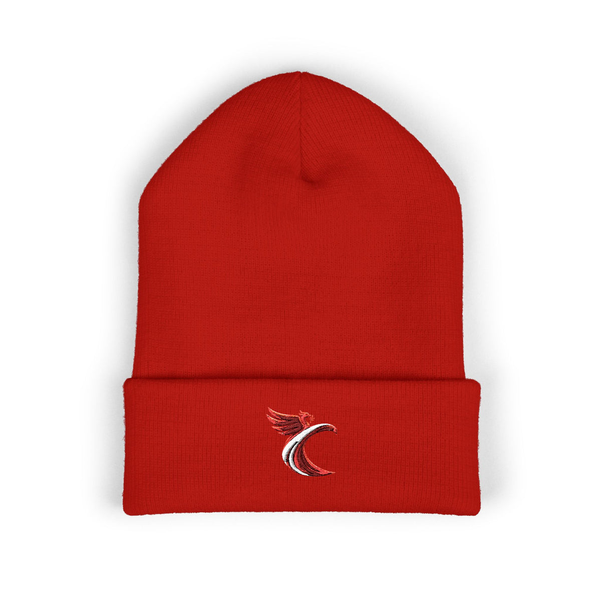 Embroidered Phoenix Liverpool Crest Beanie - Classic Cuffed Knit Hat