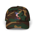 USA Embroidered Dad Cap — American Flag Patriotic Baseball Hat