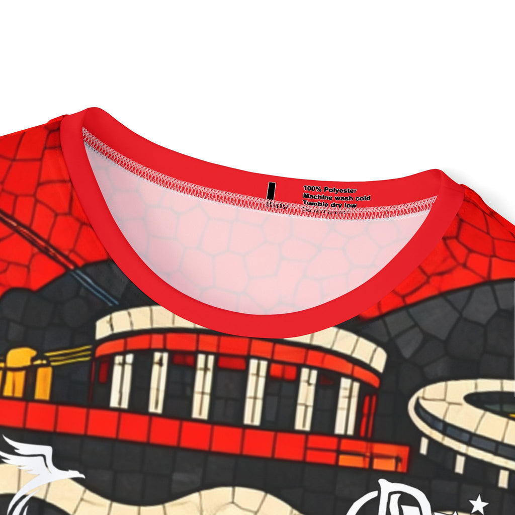 Men's Jersey — Vintage Asian Street Food Mosaic Print