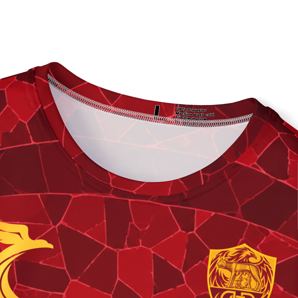 Men's Soccer Jersey — Red Dybala #21 AS Roma Replica