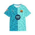 Men's Mosaic FC Jersey — Lamine Yamal #10 Teal All-Over Print