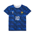 Kids Soccer Jersey — Blue Mbappé #10 Youth Replica