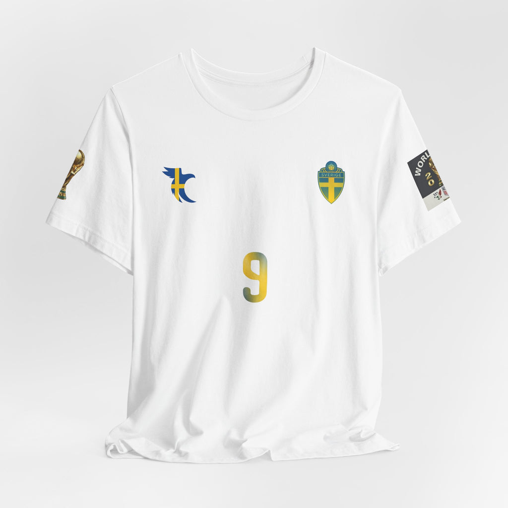 Swedish Isak #7 World Cup Jersey Tee