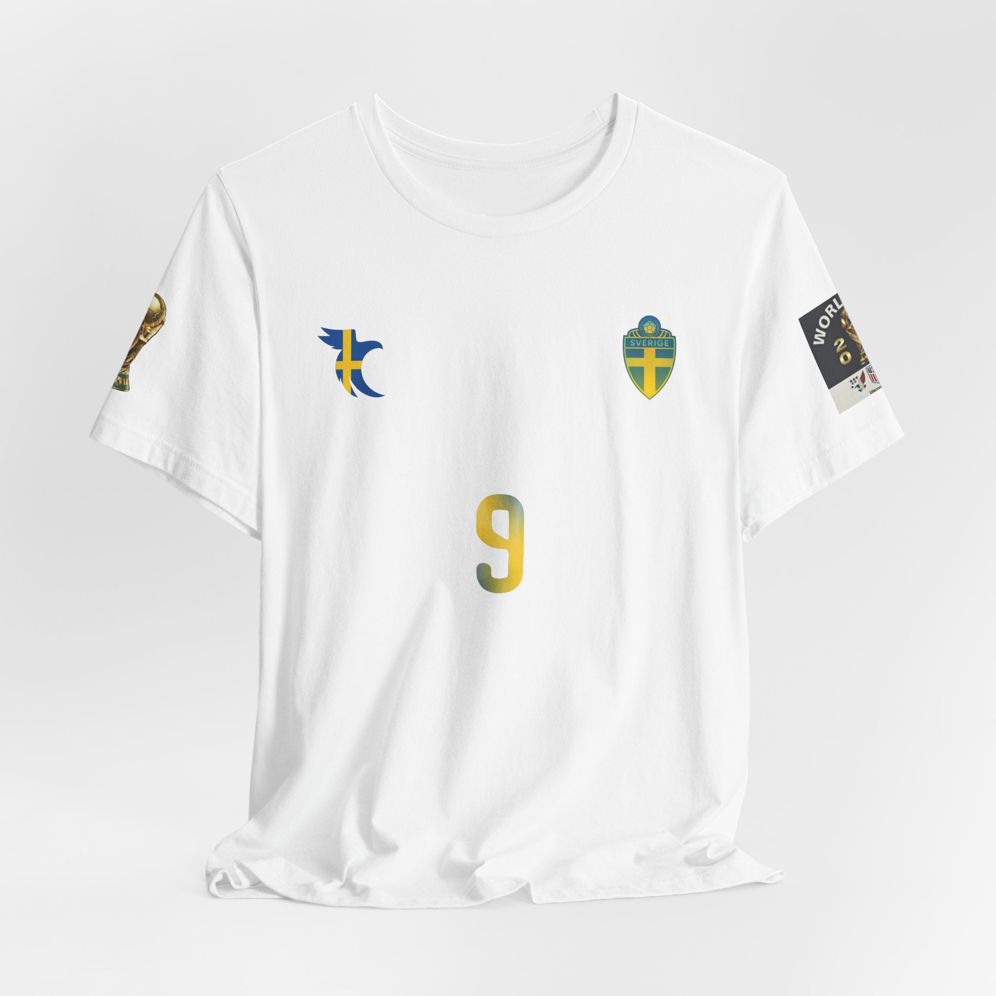 Swedish Isak #7 World Cup Jersey Tee
