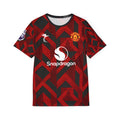 Manchester Red Mosaic Jersey — Tielemans 18 Soccer Shirt
