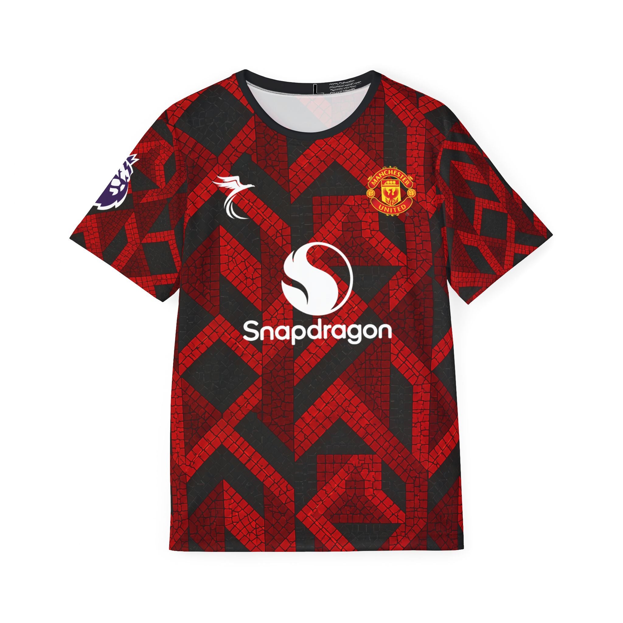 Manchester Red Mosaic Jersey — Tielemans 18 Soccer Shirt