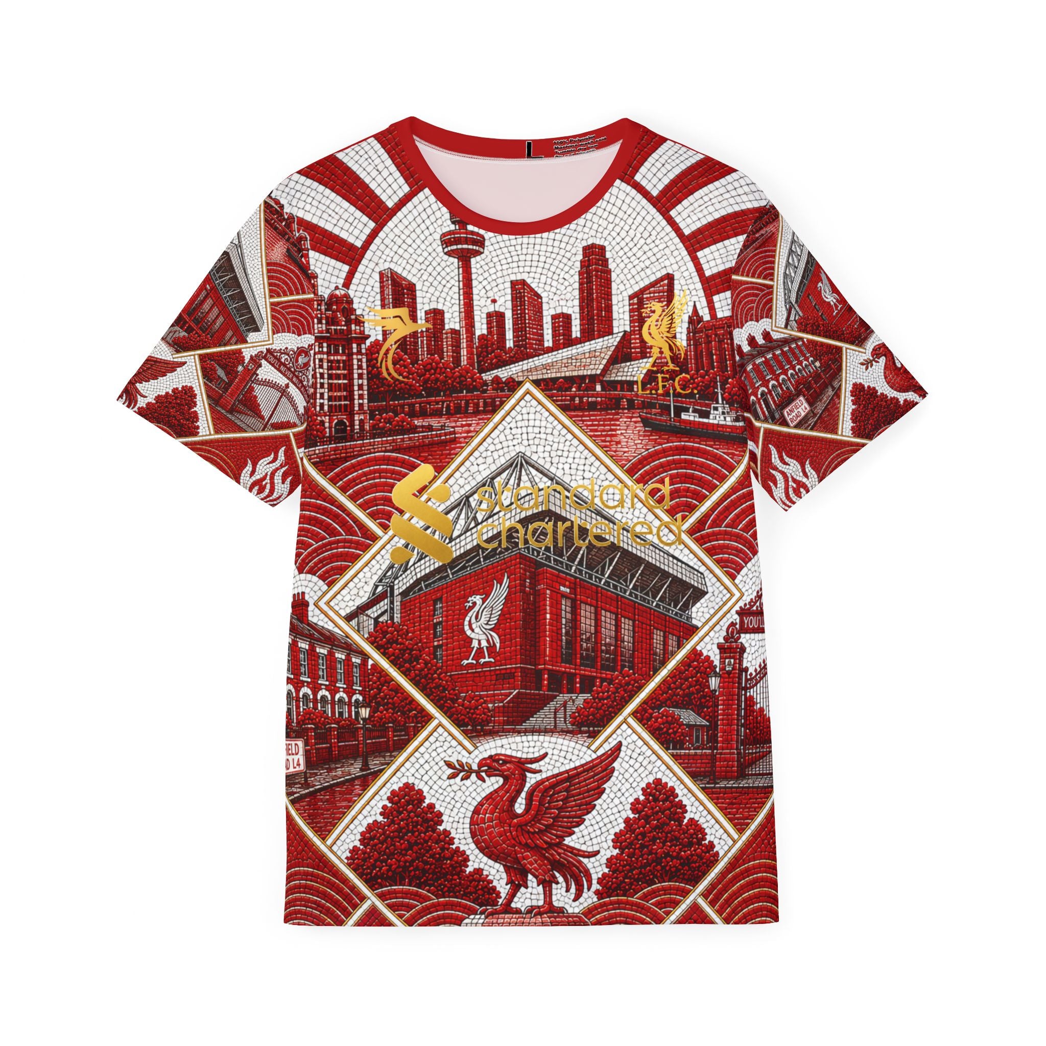 Liverpool Fan Jersey — Personalized "Mac Allister 10" Red Soccer Shirt (All-Over Print)