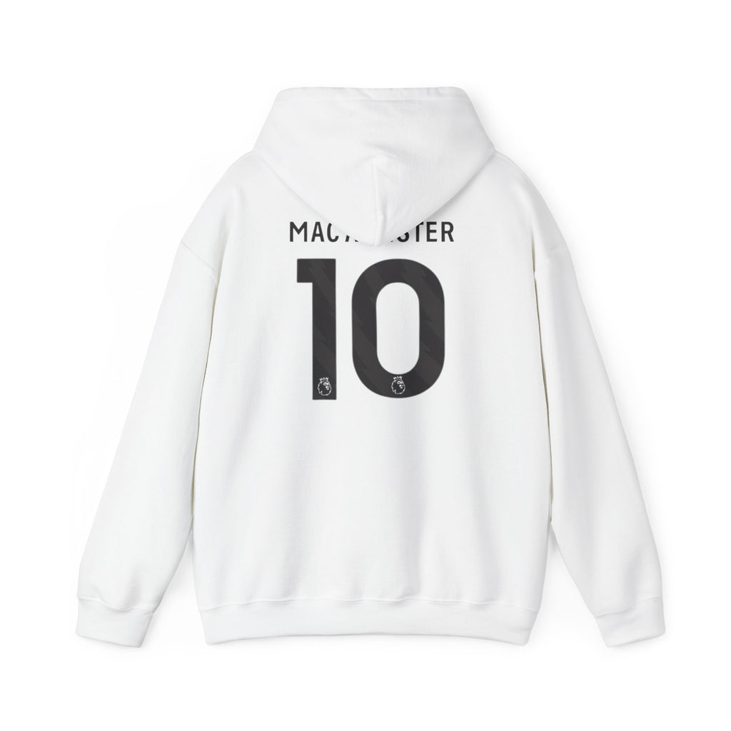 Liverpool-Inspired Hooded Sweatshirt — "10" Back Number with Chest Liver Bird Logo
