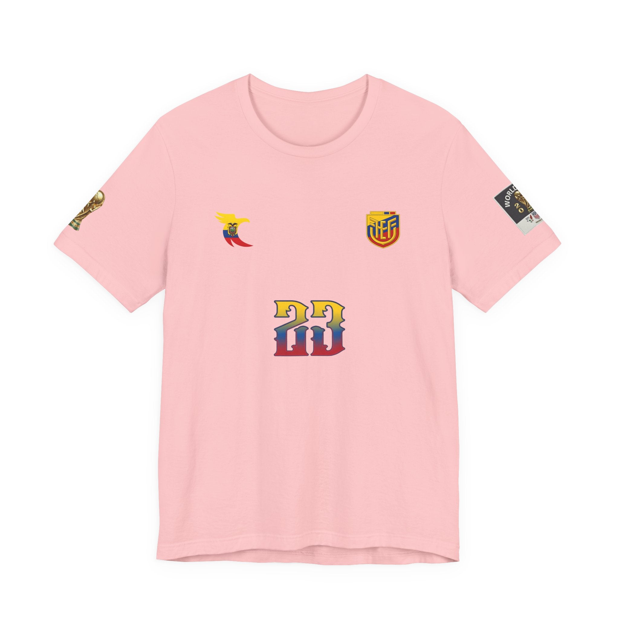 Caicedo Ecuador Soccer Jersey T‑Shirt — Custom Name & Number (23)