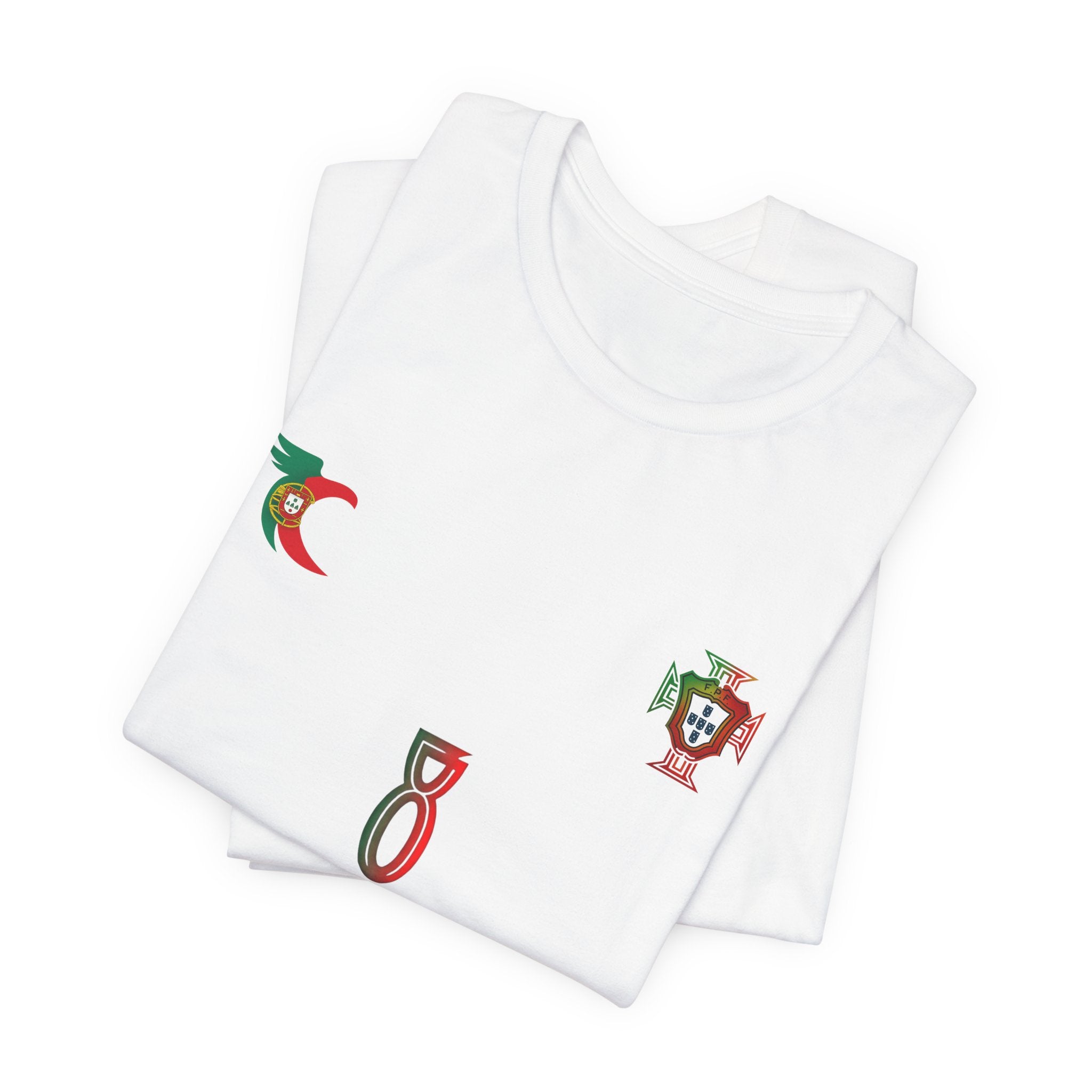 B. Fernandes Portugal Soccer Jersey Tee — Back Number 8 Football Fan Shirt