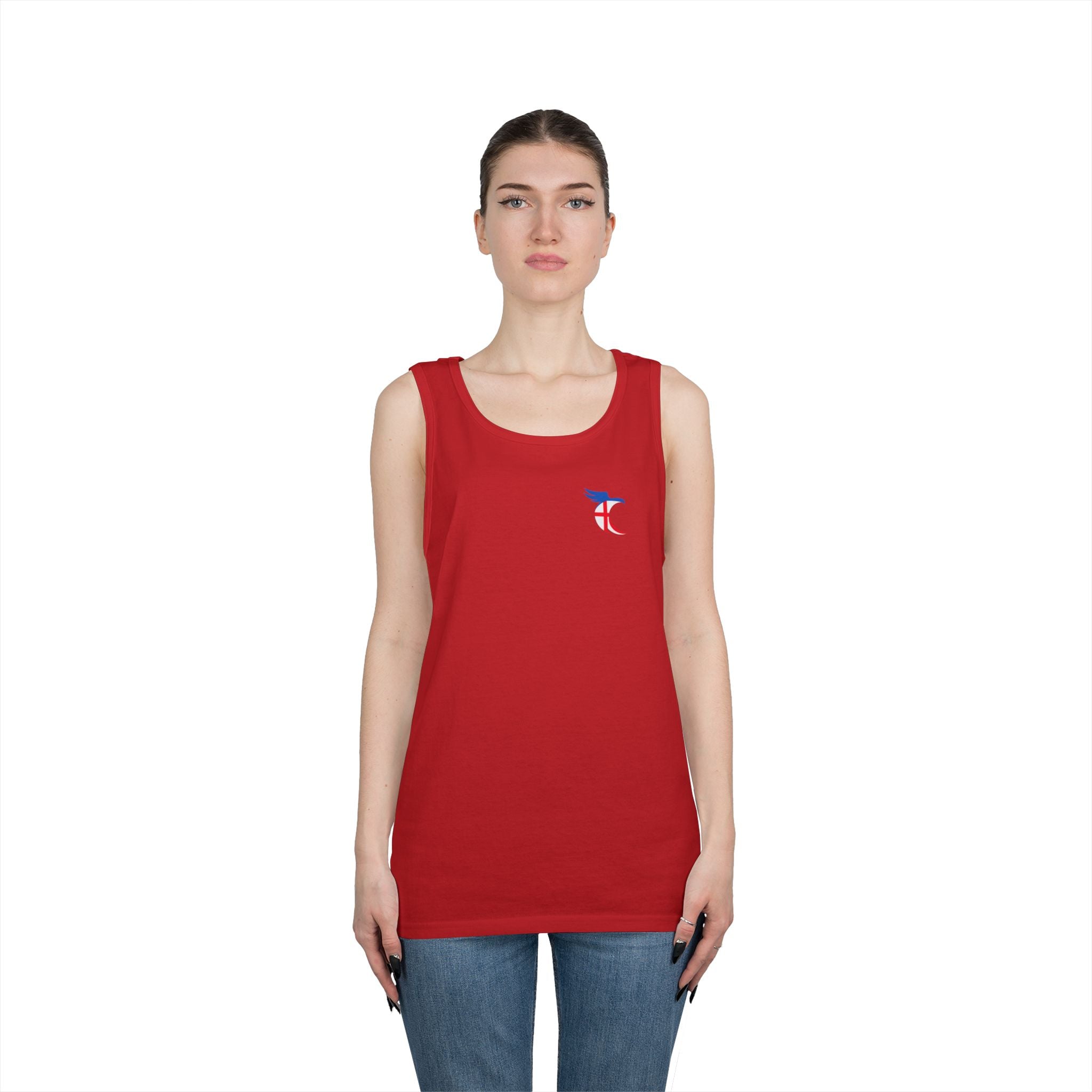England Crest Tank Top – Retro British Flag Coat of Arms Vest