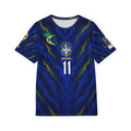 Brazil Raphinha Soccer Jersey — Number 11 All-Over Print