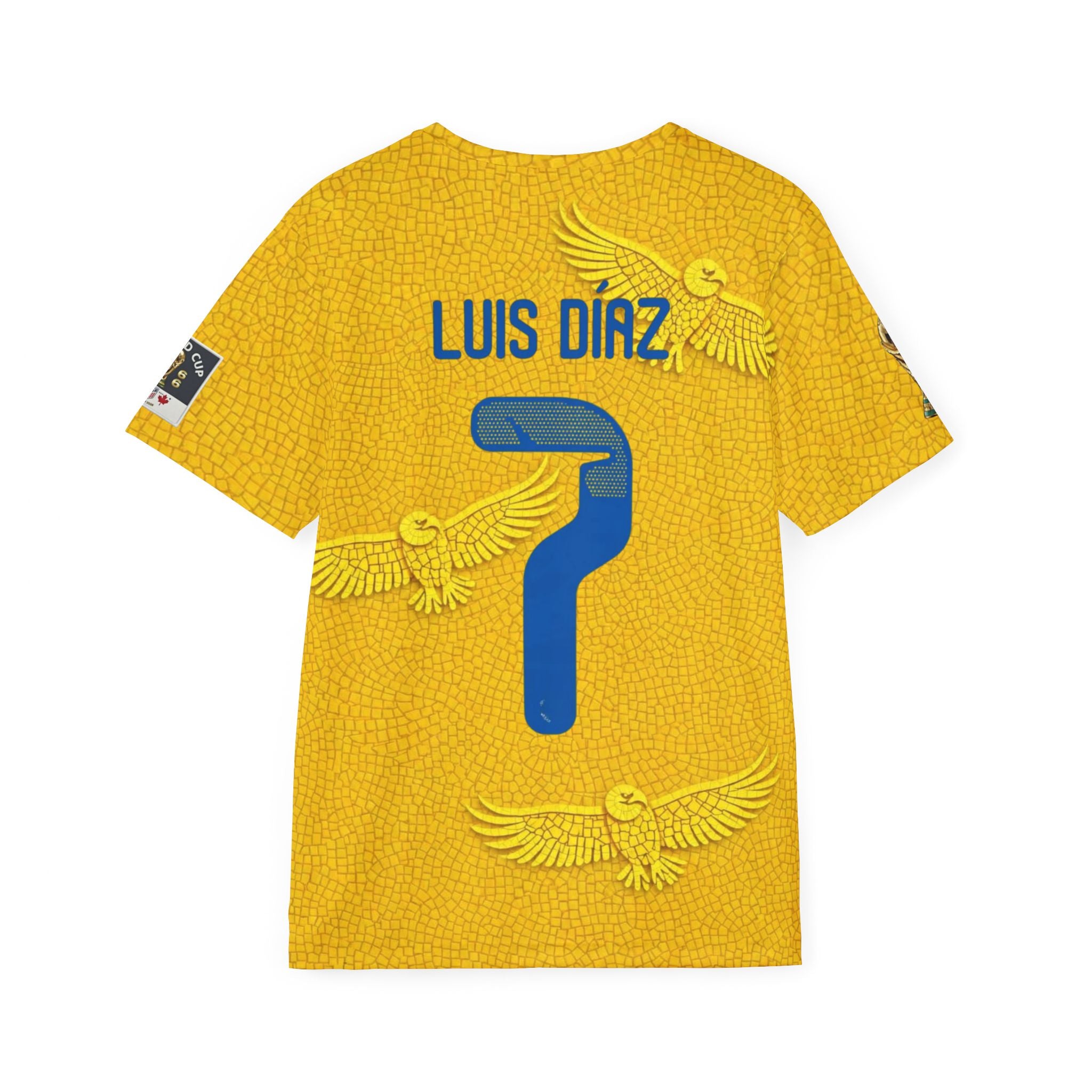 Colombian Yellow Soccer Jersey – Luis Díaz #7 Fan Shirt