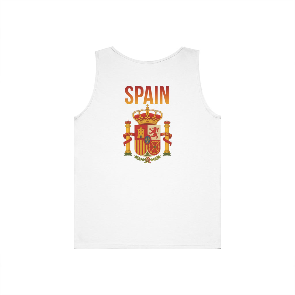 Spain Crest Tank Top — Spanish Flag Coat of Arms Athletic Tank