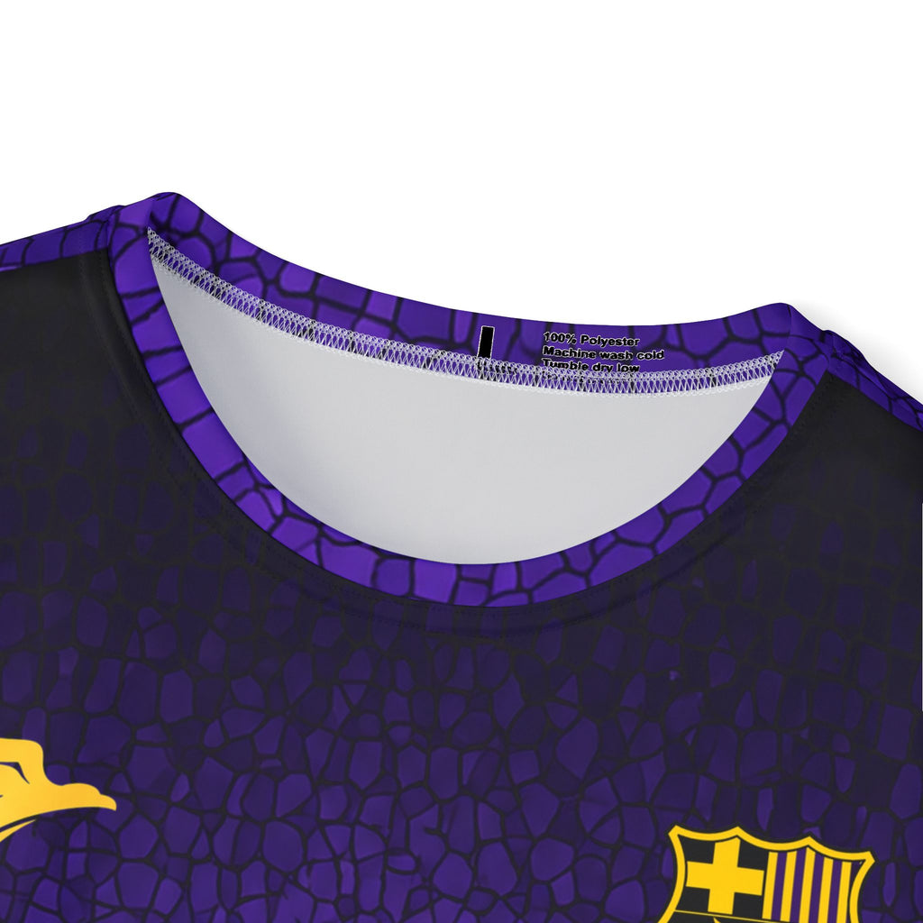 Pedri #8 purple Barcelona FC Jersey — Men's Soccer Shirt with Spotify Logo