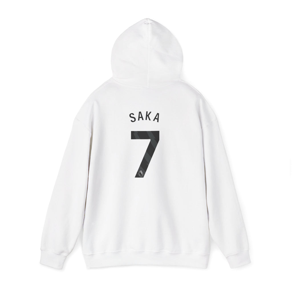 Hoodie — Arsenal Number 7 Back Print (Saka 7) Fan Pullover