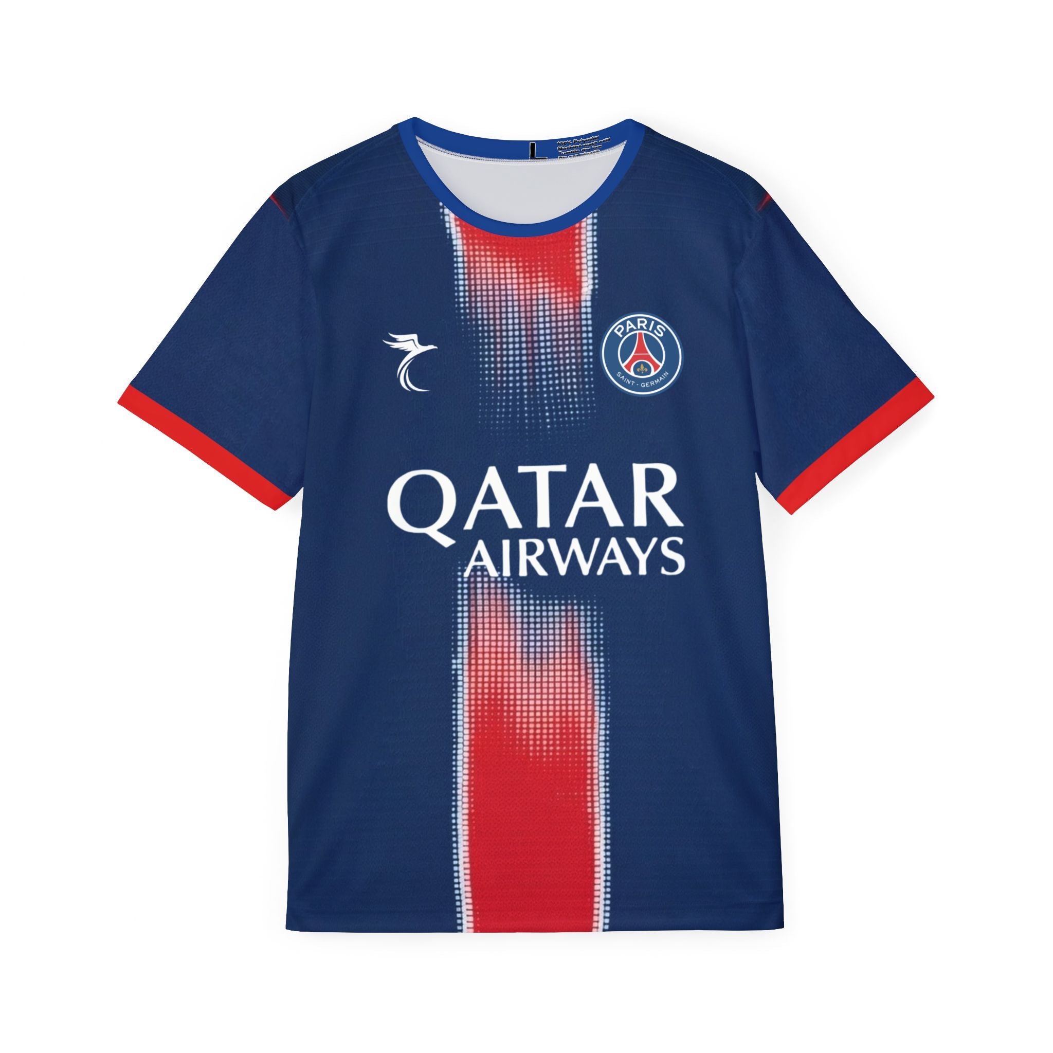 PSG O. Dembélé #10 Men’s Soccer Jersey — Qatar Airways Replica