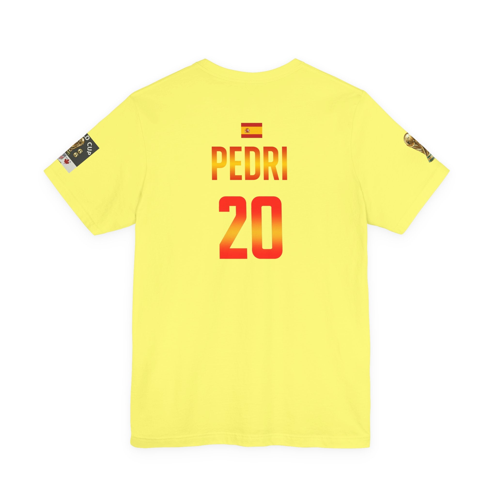 PEDRI 20 Soccer Jersey T-Shirt | Spain Football Name Number Tee