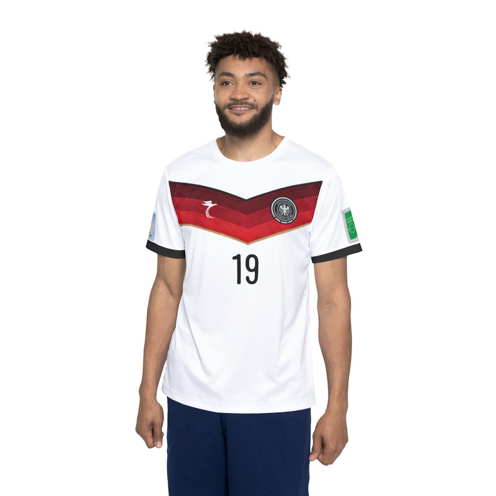 Germany-Inspired Soccer Jersey — Götze 19 Men’s Sports Tee