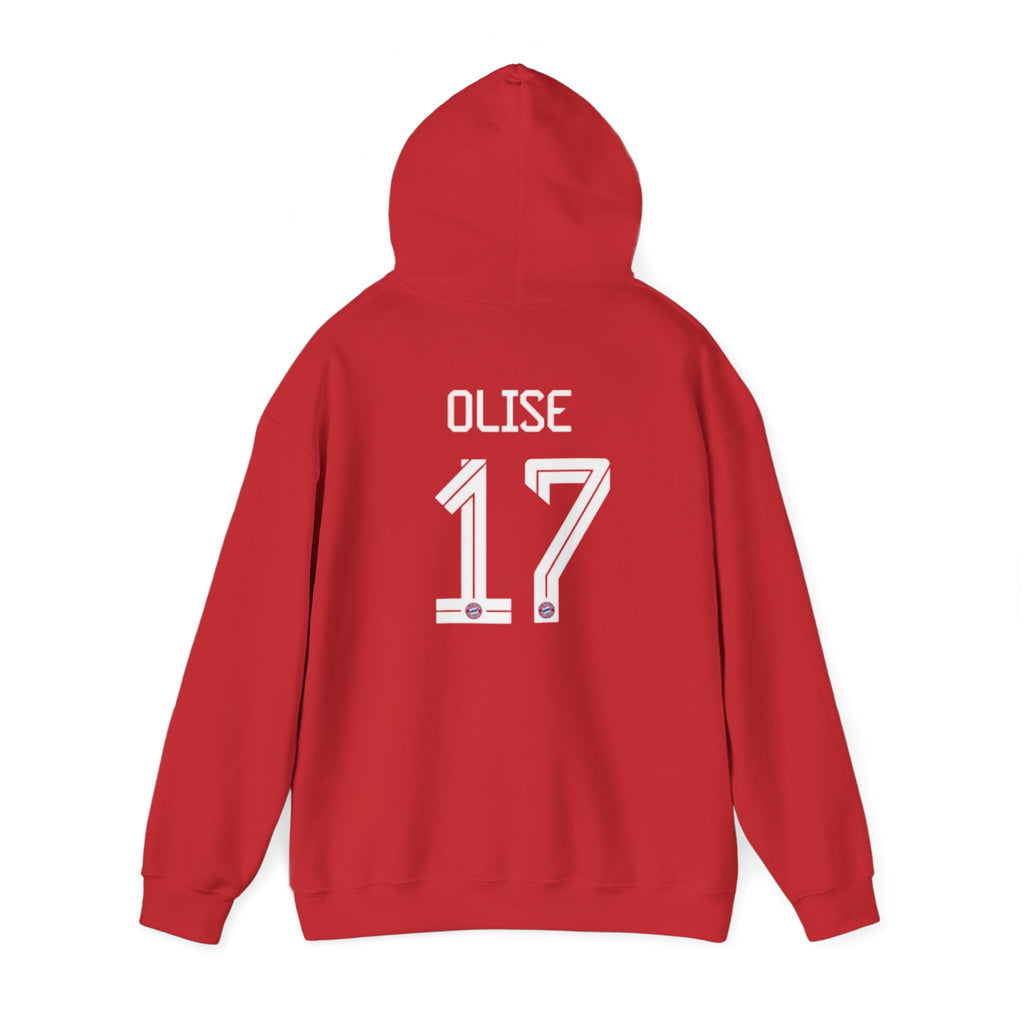Bayern Munich Logo Hoodie | Olise 17 Soccer Jersey Hoodie