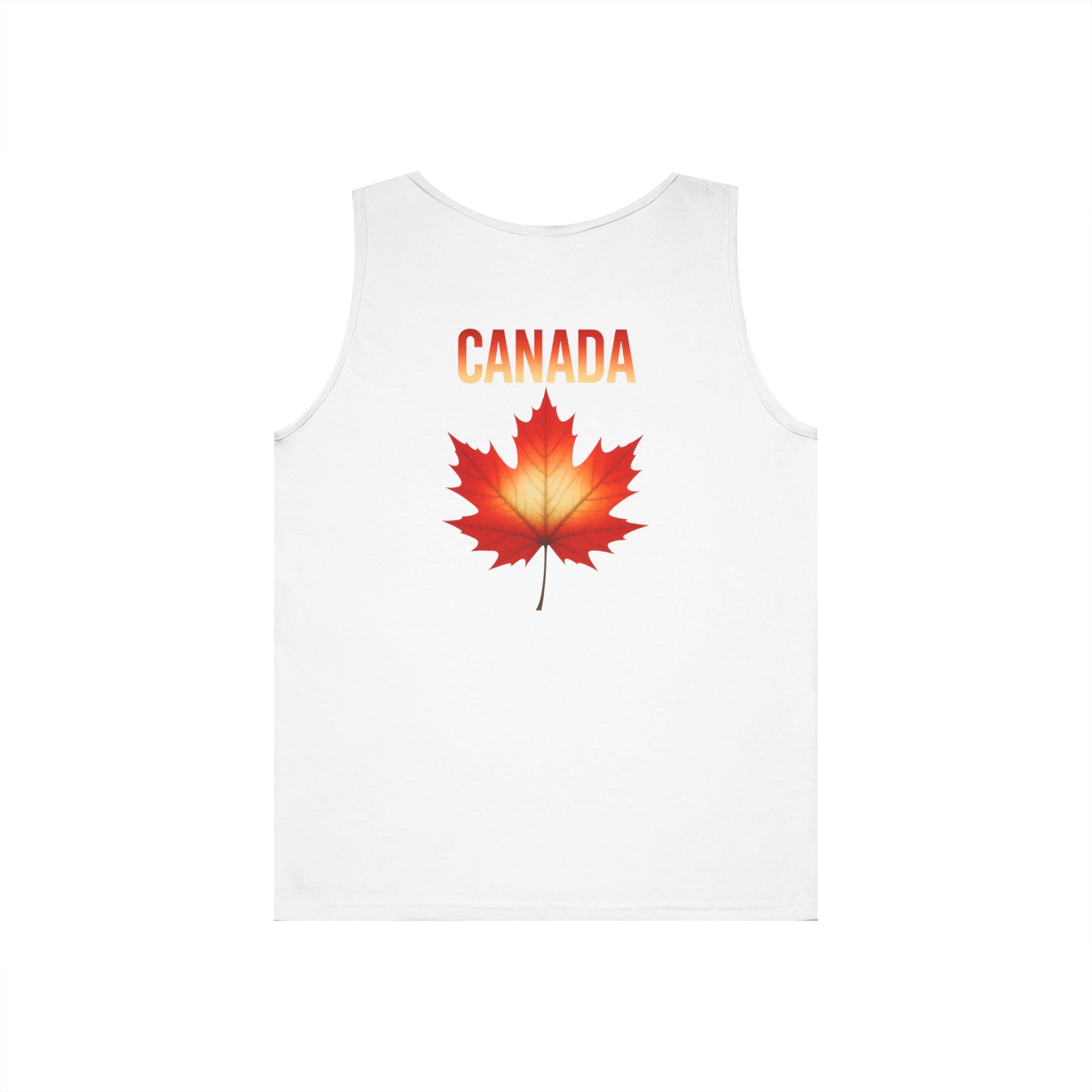 Canada Maple Leaf Tank Top — Canadian Flag Maple Graphic Sleeveless Shirt