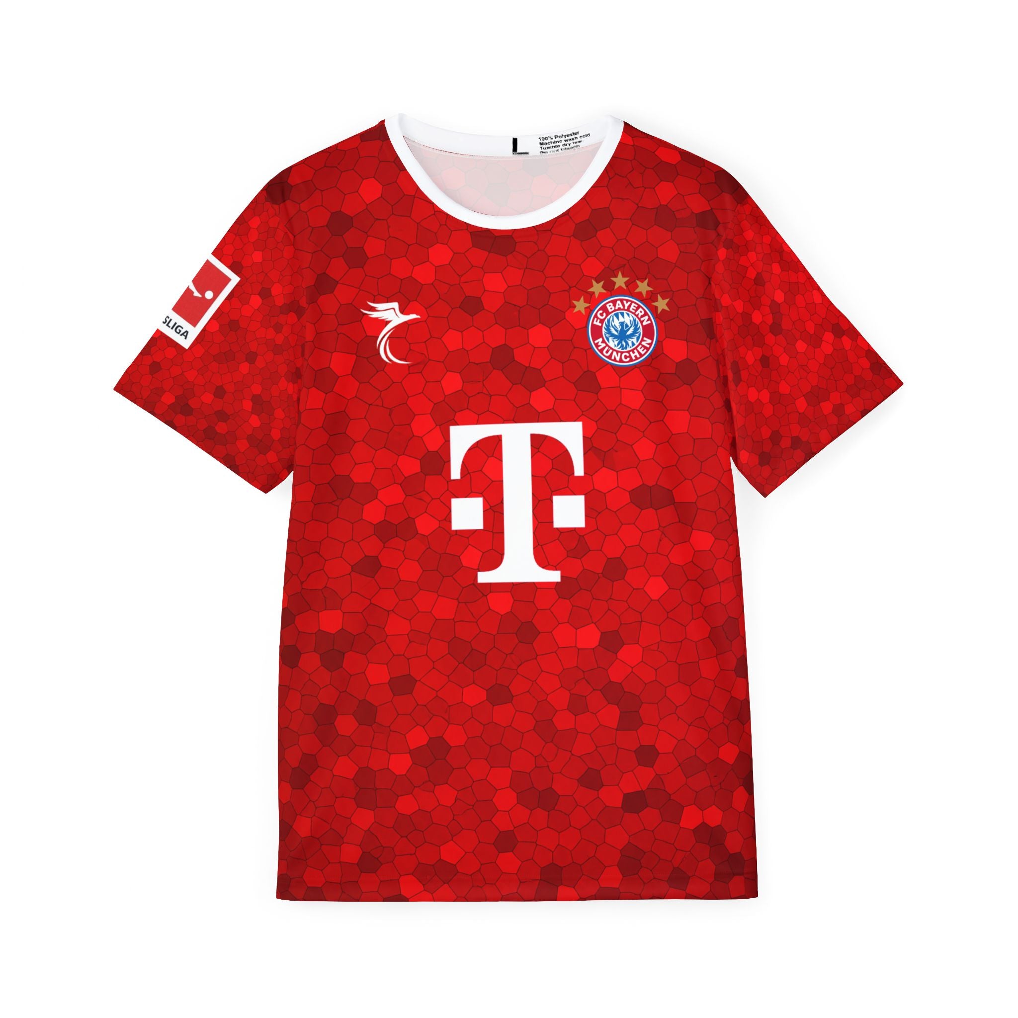 Men's Red Soccer Jersey - Personalized 'Olise 17' Team Kit