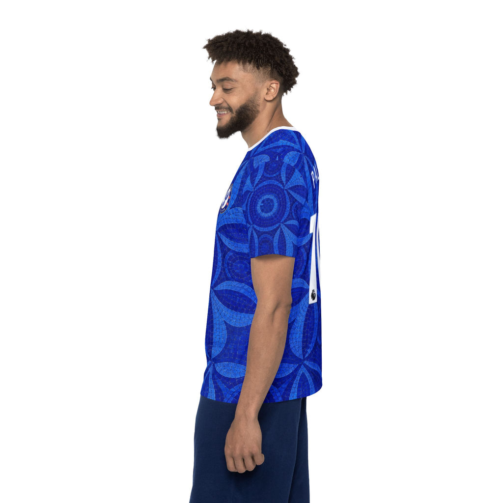 Soccer Jersey — Custom Blue Palmer #10 All-Over Print Fan Shirt