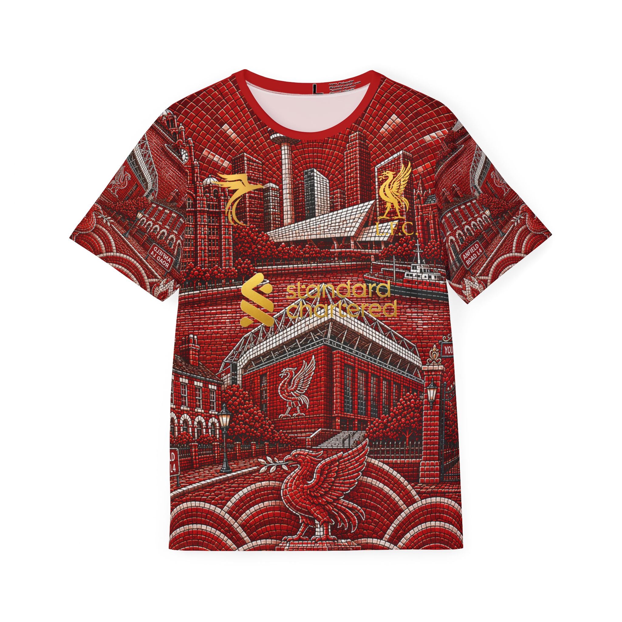 Liverpool Fan Jersey — Personalized "Mac Allister 10" Red Soccer Shirt (All-Over Print)