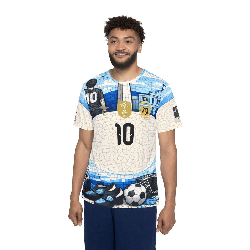 Messi #10 Argentina Mosaic Soccer Jersey