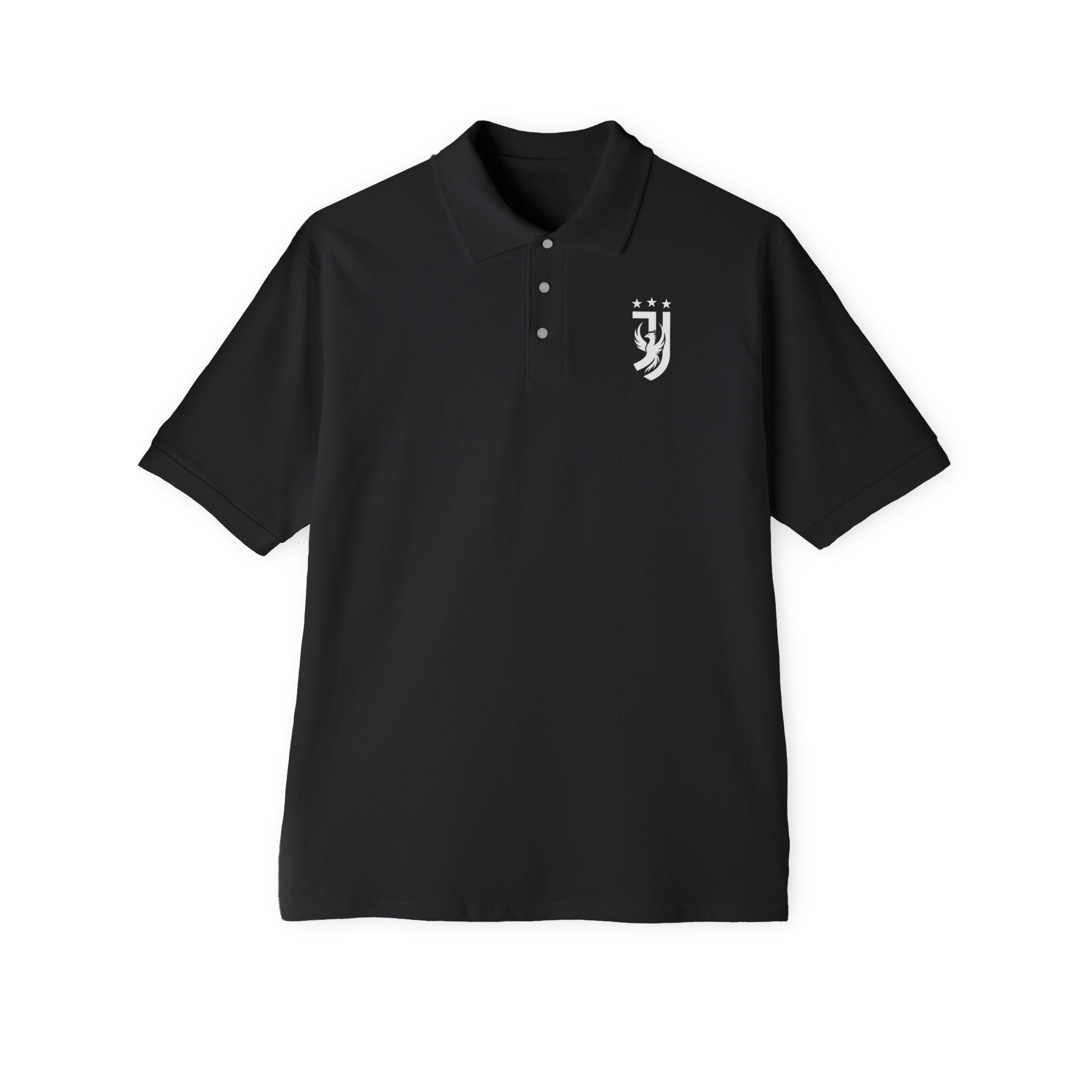 Juventus-Inspired Men's Polo — 'YILDIZ 10' Custom Soccer Jersey Polo