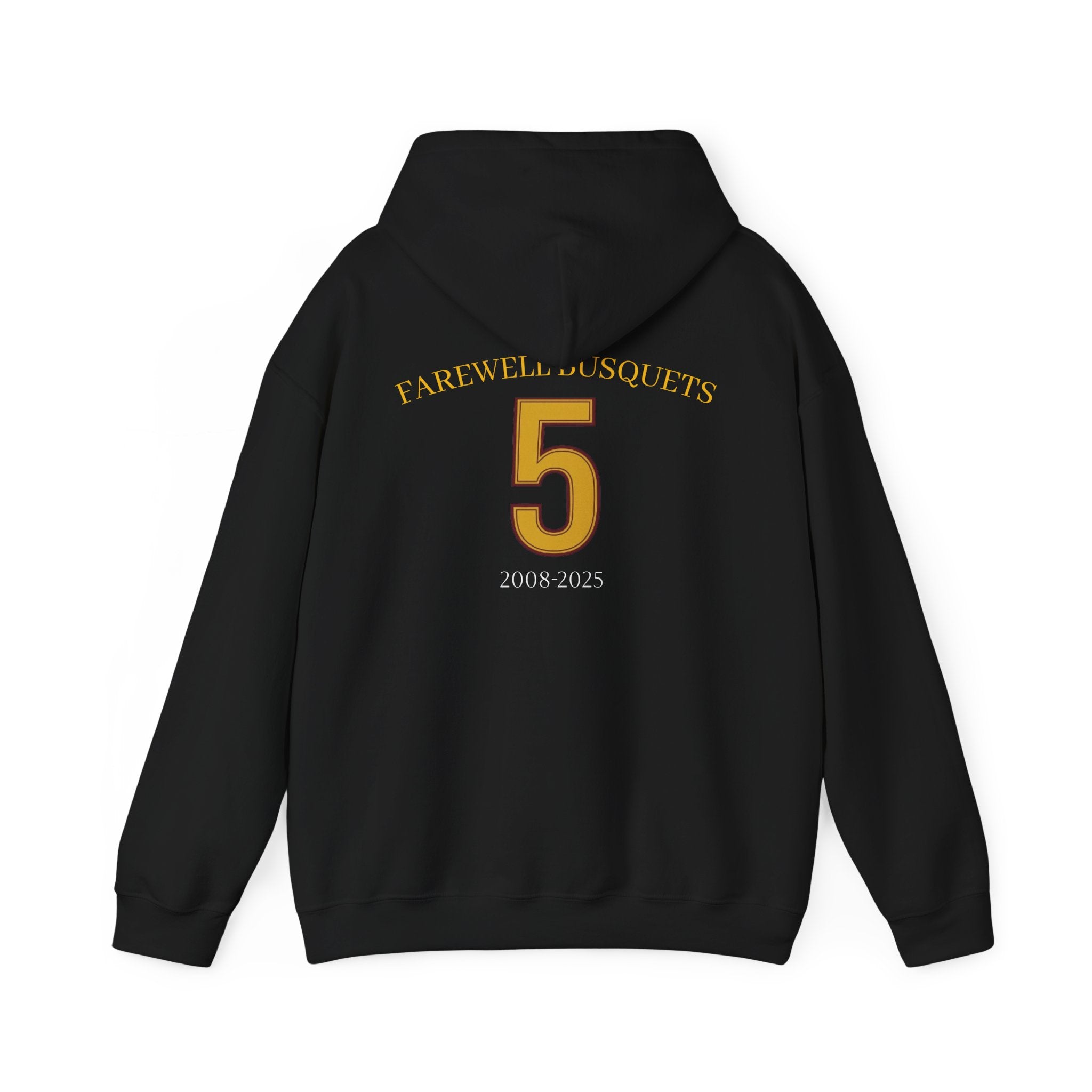Farewell Busquets Hooded Sweatshirt - Commemorative Tribute for The Goat Of CDMs