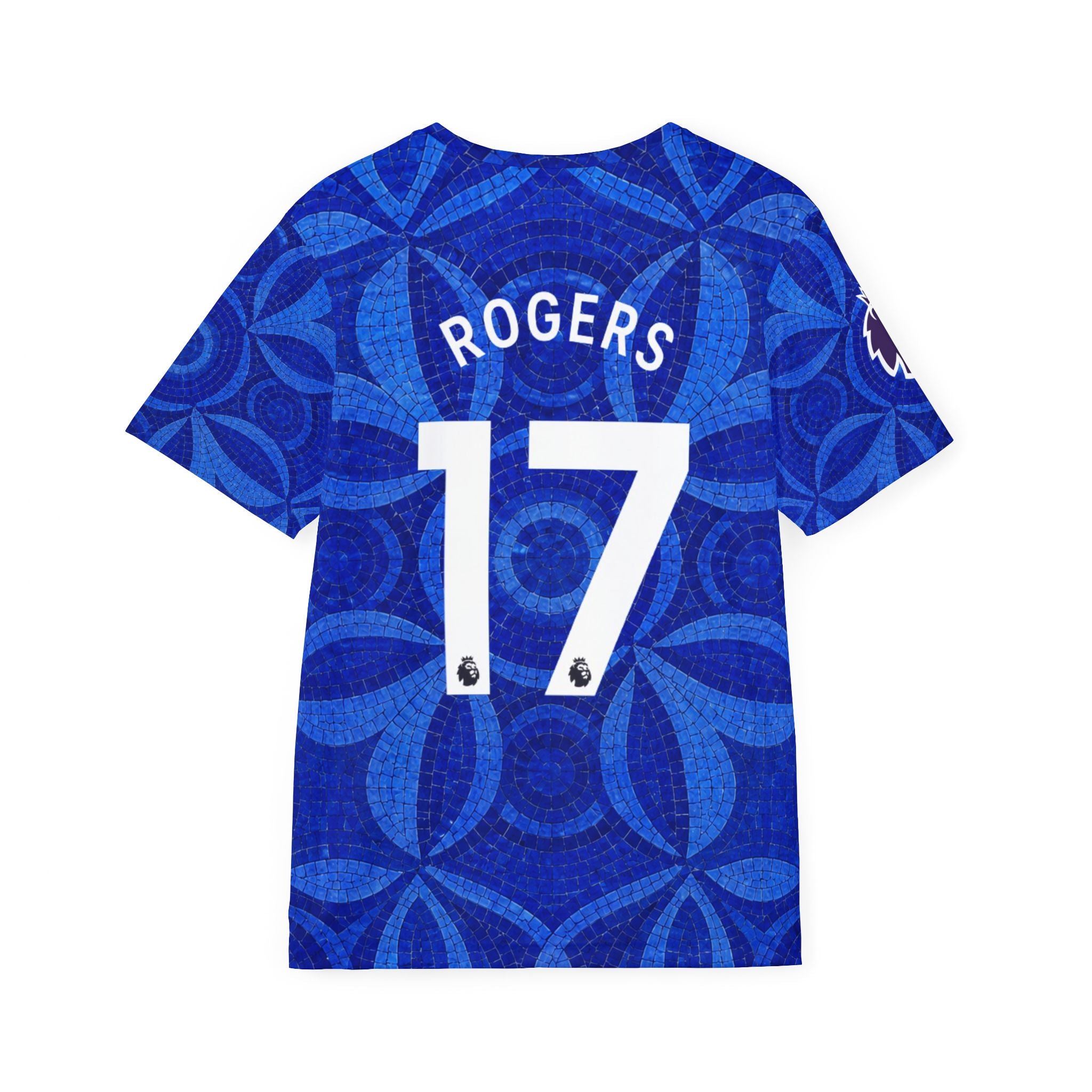 Blue Chelsea Rogers #17 Soccer Jersey - Custom Name & Number