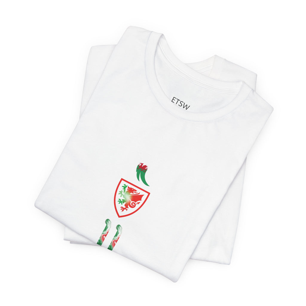 Wales Soccer Jersey Tee — Number 11 ‘Johnson’ Fan Shirt