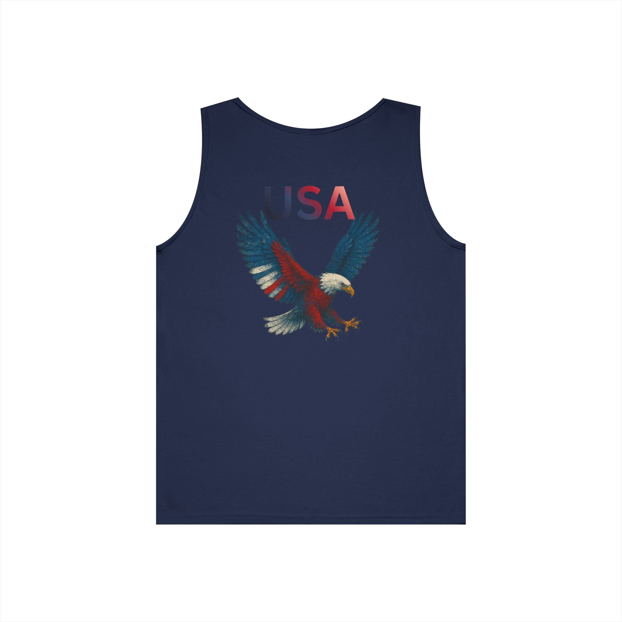 USA Eagle Tank Top — Patriotic American Flag Bald Eagle Graphic